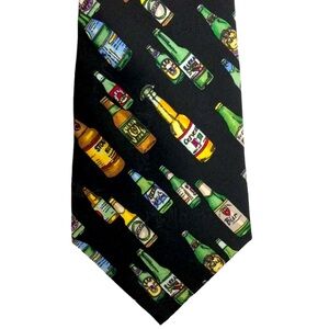 Nicole Miller Beer Silk Tie